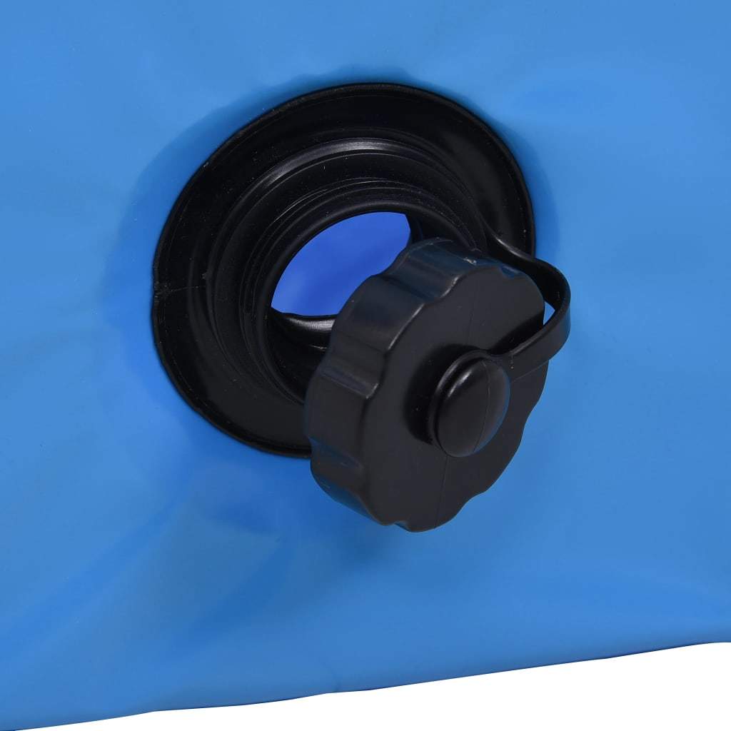 Foldable Dog Swimming Pool Blue 47.2"x11.8" PVC Doba